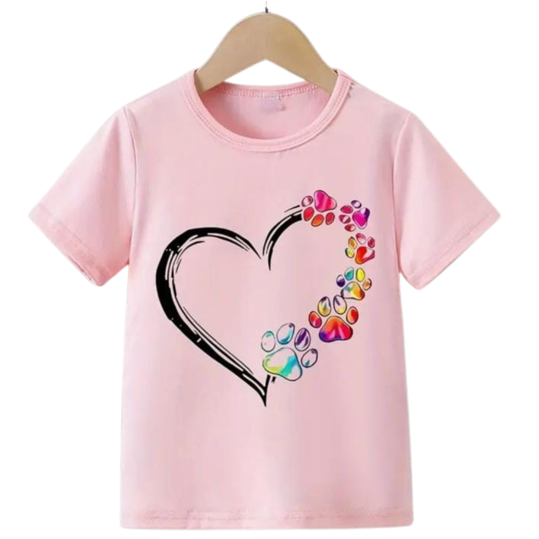 PEACH HEART TEE