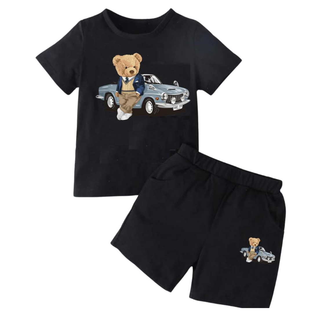 CAR BEAR SHORT SET